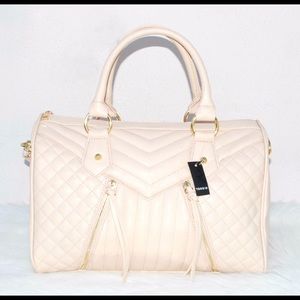 Torrid Blush Quilted Satchel Handbag - NWT
